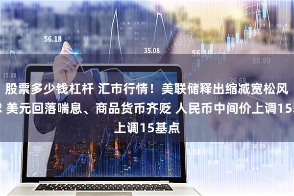 股票多少钱杠杆 汇市行情！美联储释出缩减宽松风向球 美元回落喘息、商品货币齐贬 人民币中间价上调15基点