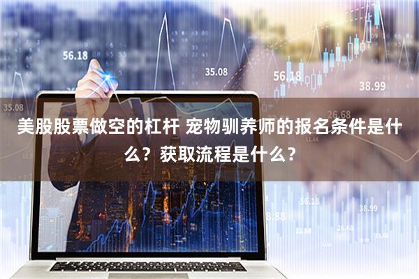 美股股票做空的杠杆 宠物驯养师的报名条件是什么？获取流程是什么？