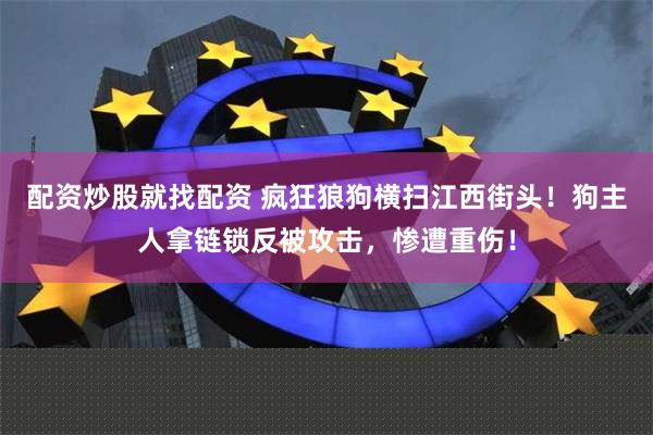 配资炒股就找配资 疯狂狼狗横扫江西街头！狗主人拿链锁反被攻击，惨遭重伤！
