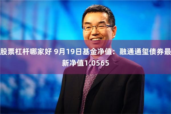 股票杠杆哪家好 9月19日基金净值：融通通玺债券最新净值1.0565