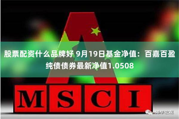 股票配资什么品牌好 9月19日基金净值：百嘉百盈纯债债券最新净值1.0508