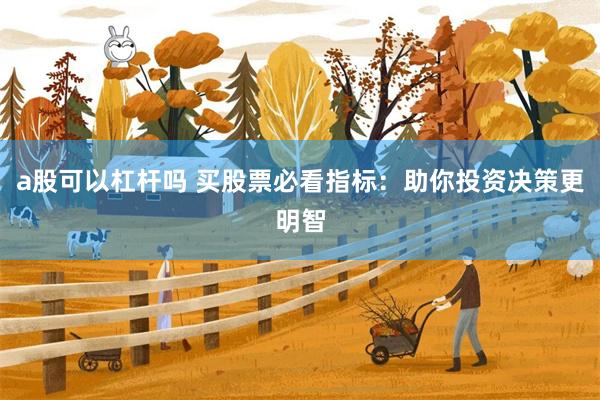 a股可以杠杆吗 买股票必看指标：助你投资决策更明智