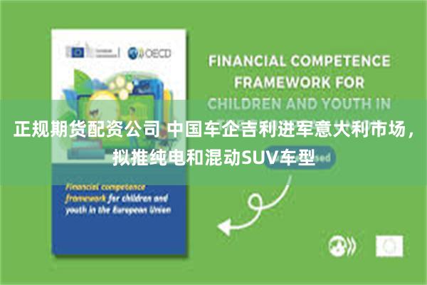 正规期货配资公司 中国车企吉利进军意大利市场，拟推纯电和混动SUV车型