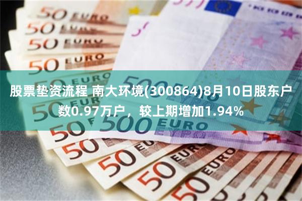股票垫资流程 南大环境(300864)8月10日股东户数0.97万户，较上期增加1.94%
