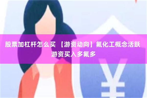 股票加杠杆怎么买 【游资动向】氟化工概念活跃 游资买入多氟多