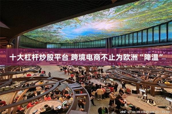 十大杠杆炒股平台 跨境电商不止为欧洲“降温”