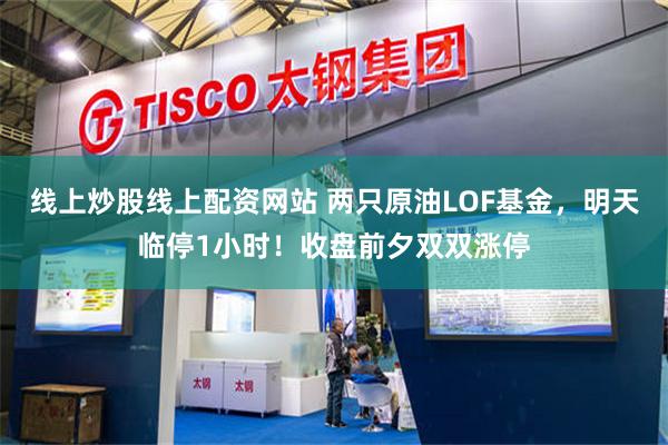 线上炒股线上配资网站 两只原油LOF基金,明天临停1小时!收盘前夕双双涨停