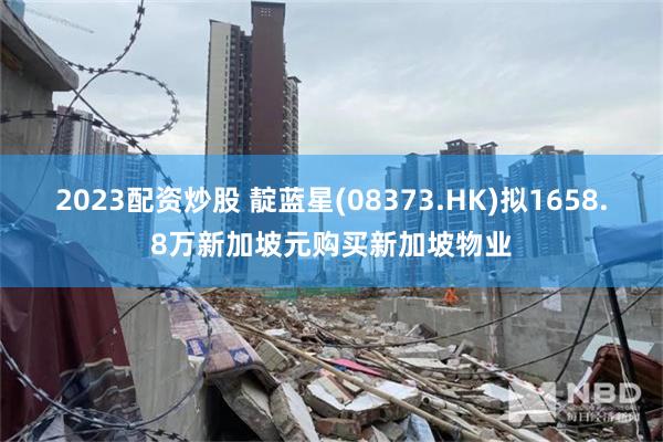 2023配资炒股 靛蓝星(08373.HK)拟1658.8万新加坡元购买新加坡物业