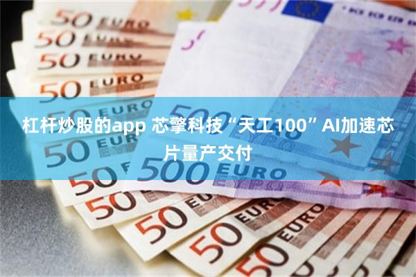 杠杆炒股的app 芯擎科技“天工100”AI加速芯片量产交付