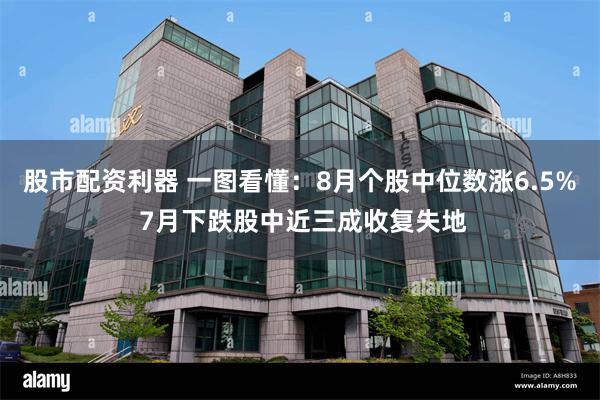 股市配资利器 一图看懂：8月个股中位数涨6.5% 7月下跌股中近三成收复失地