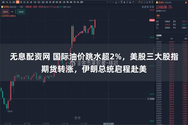 无息配资网 国际油价跳水超2%，美股三大股指期货转涨，伊朗总统启程赴美
