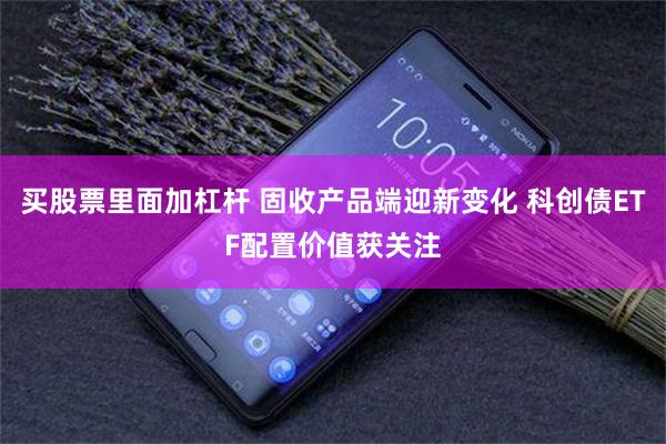 买股票里面加杠杆 固收产品端迎新变化 科创债ETF配置价值获关注