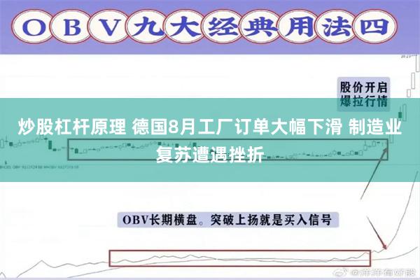 炒股杠杆原理 德国8月工厂订单大幅下滑 制造业复苏遭遇挫折